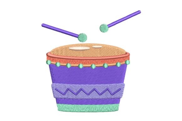 Festive Mardi Gras Drum with Sticks Review