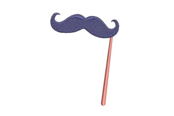 Stylized Moustache on a Stick Embroidery Design Review